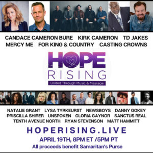 Kirk Cameron, TD Jakes, Gloria Gaynor, MercyMe unite to spread hope amid COVID-19 pandemic (christianpost.com)