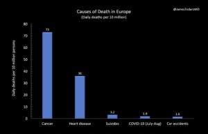 Dr. James Todaro: COVID Fatality Rate in Europe is 1.7 per 10 Million (twitter.com)