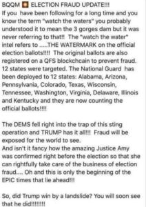 Facebook Post about DHS Election Fraud Sting Operation – Is this real? (twitter.com)